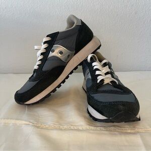 Saucony Jazz Original Vintage Womens Size 6.5 Blue Gray Running Shoes Sneakers